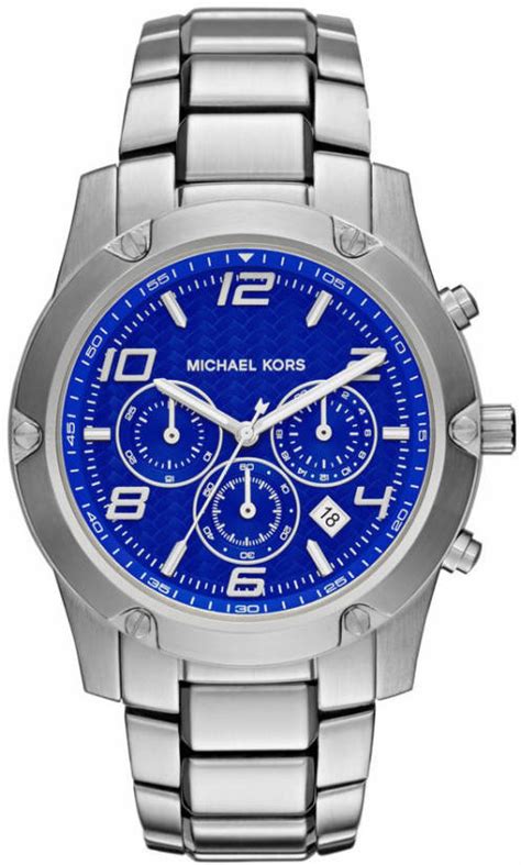 Michael Kors Caine Chronograph Blue Dial Men's Watch MK8487